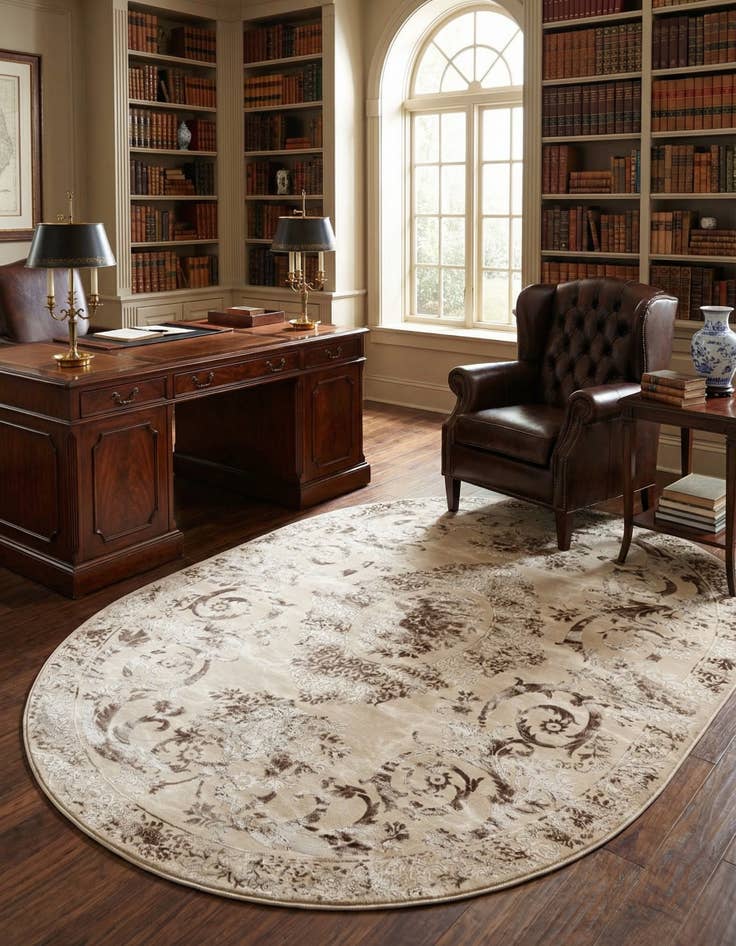 Detail image of 7' 10 x 10' Finsbury Oval Rug