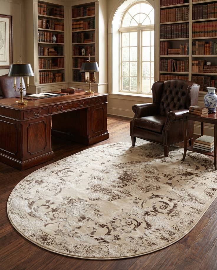 Detail image of 7' 10 x 10' Finsbury Oval Rug