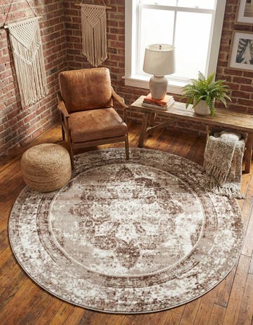 5' 3 x 5' 3 Monte Carlo Round Rug