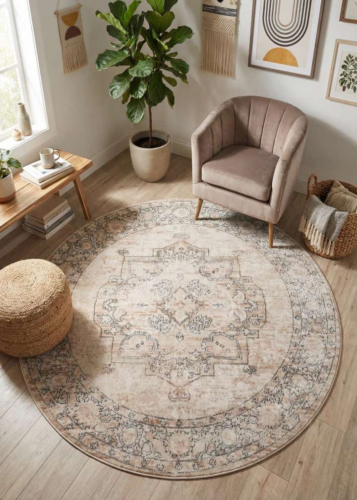 6' x 6' Oregon Round Rug