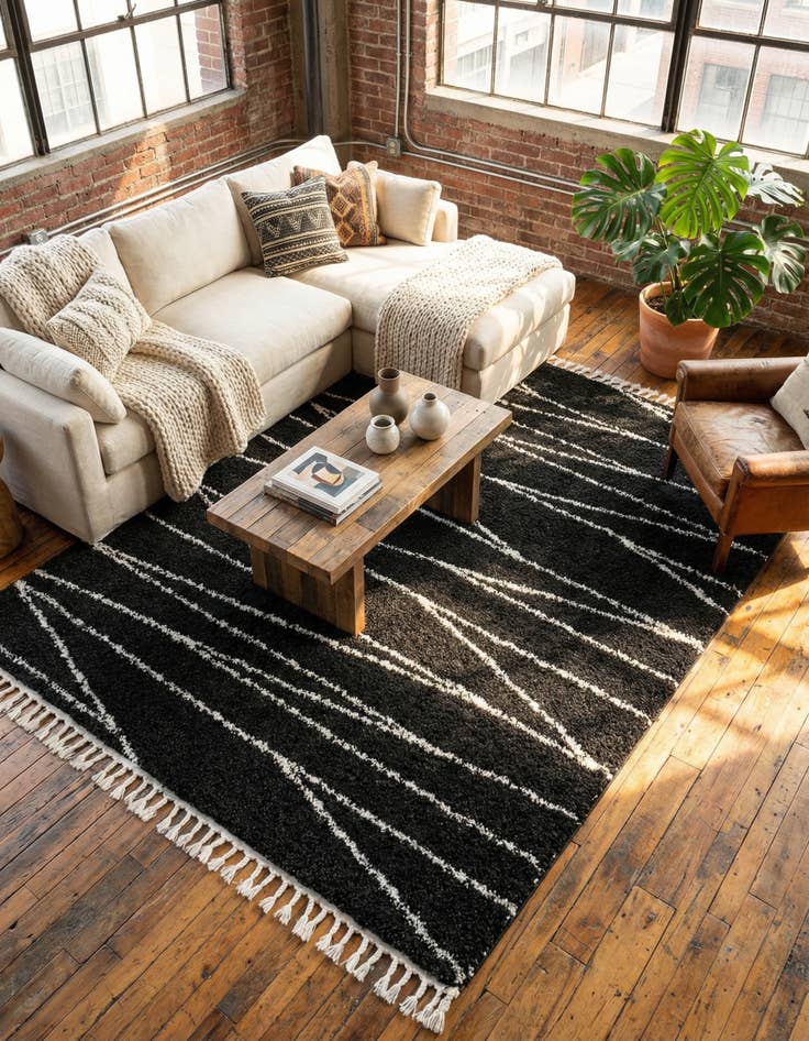 Detail image of 7' 10 x 10' Serenity Shag Rug