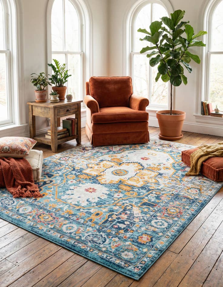 Detail image of 7' 10 x 10' Madeline Vintage Rug