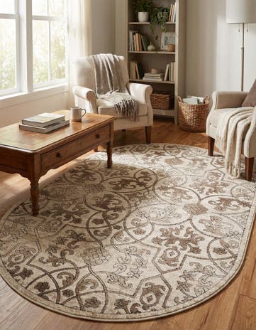 5' 3 x 8' Nepal Oval Rug