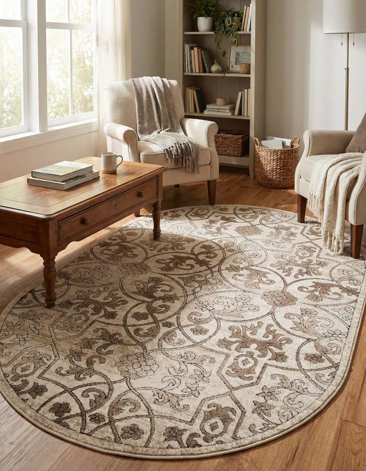 Detail image of 5' 3 x 8' Nepal Oval Rug