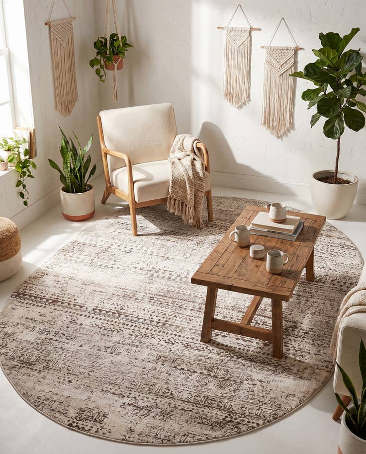 Detail image of 7' x 10' Hermitage Oval Rug