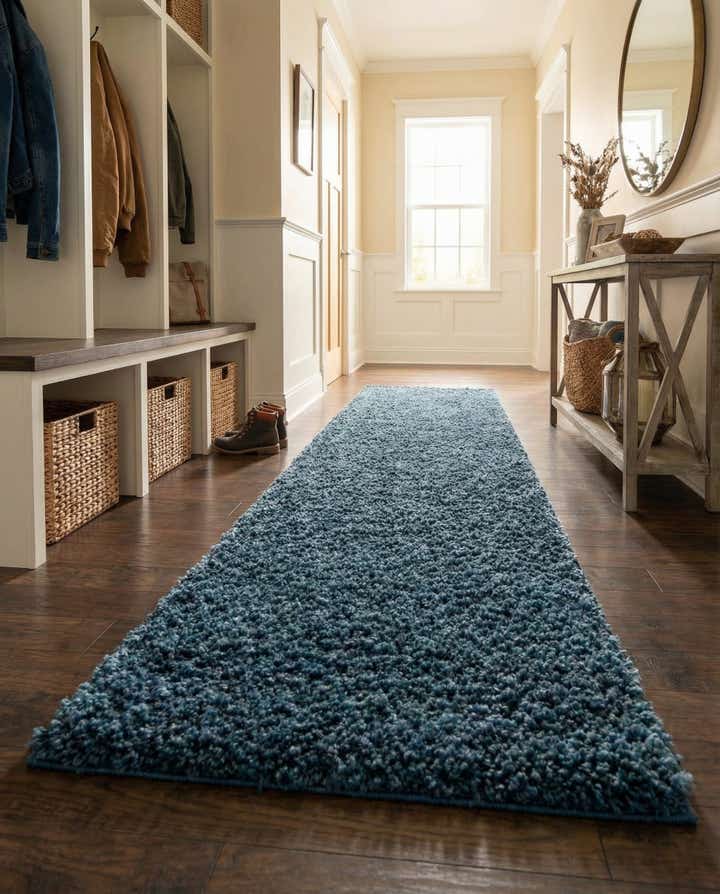 2' 7 x 16' 5 Zermatt Shag Runner Rug