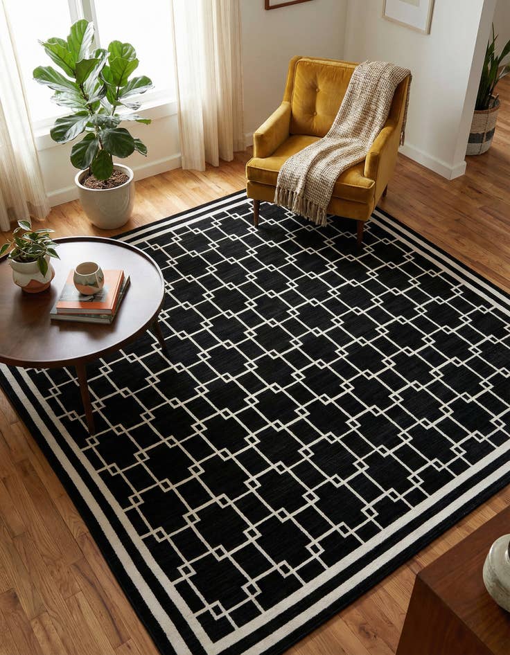 Detail image of Jill Zarin 7' 10 x 7' 10 Metropolitan Uptown Square Rug