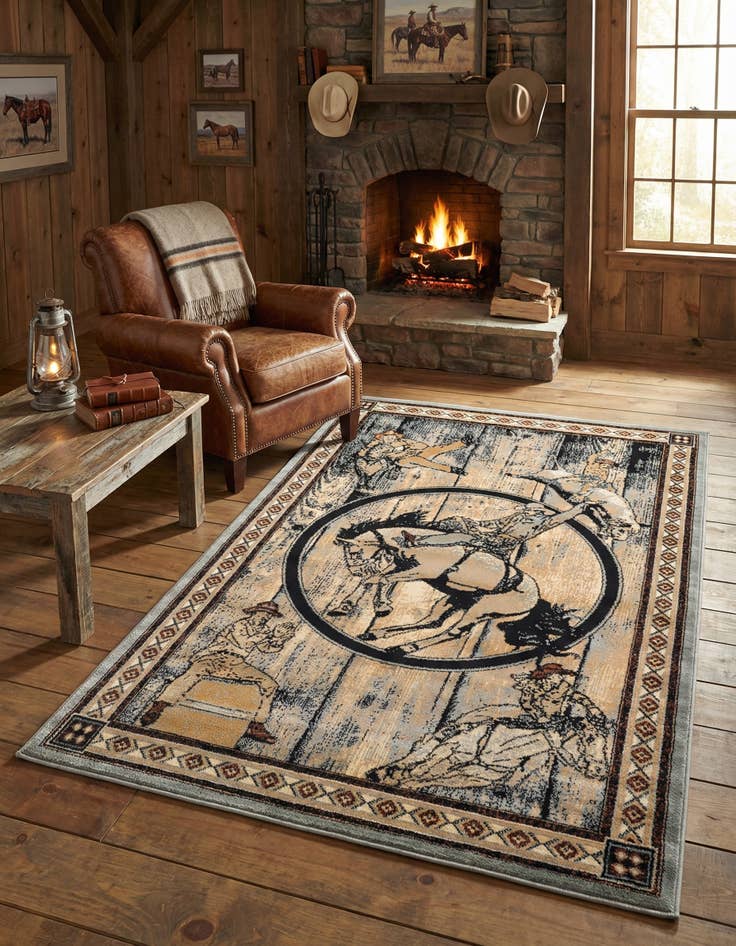 Detail image of 5' 3 x 8' Pioneer Rug