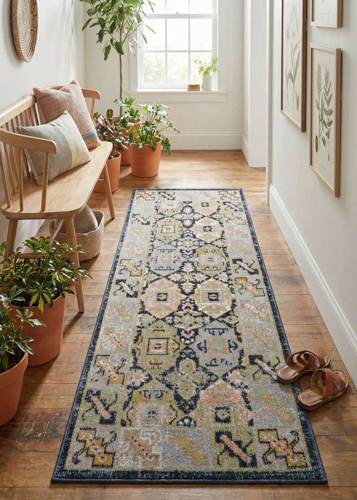 2' x 5' Kamala Washable Runner Rug
