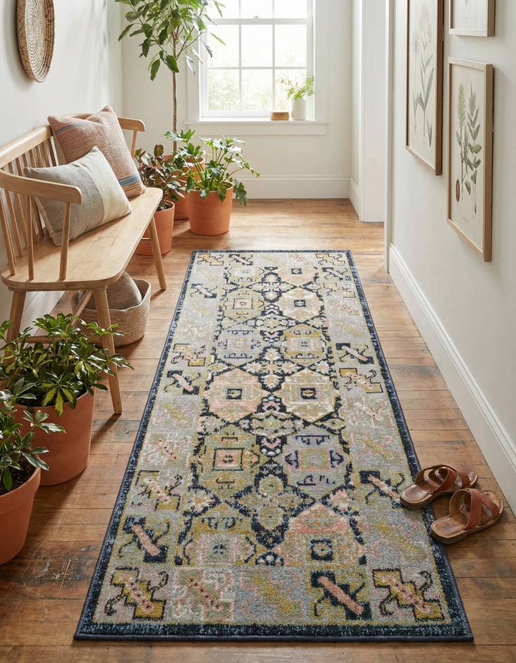 Detail image of 2' x 5' Kamala Washable Runner Rug