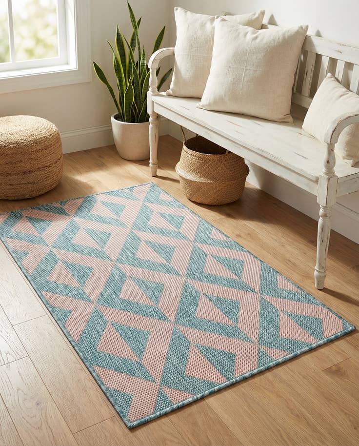 Detail image of 2' x 3' Easy-Clean Jill Zarin Napa Indoor / Outdoor Rug