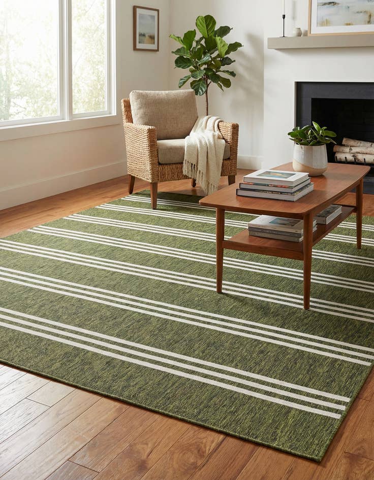 Detail image of 7' 10 x 7' 10 Washable Jill Zarin Anguilla Indoor / Outdoor Square Rug