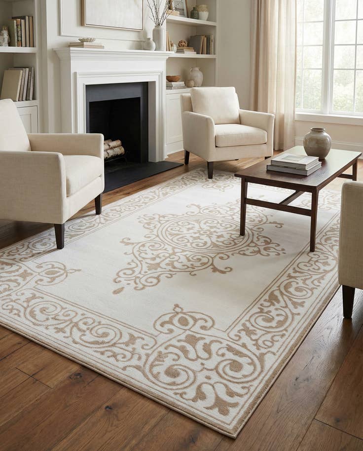 Detail image of 5' 3 x 8' Hermitage Rug