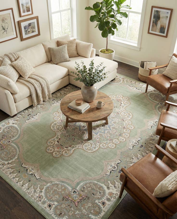 Detail image of 10' x 14' Kamala Washable Rug