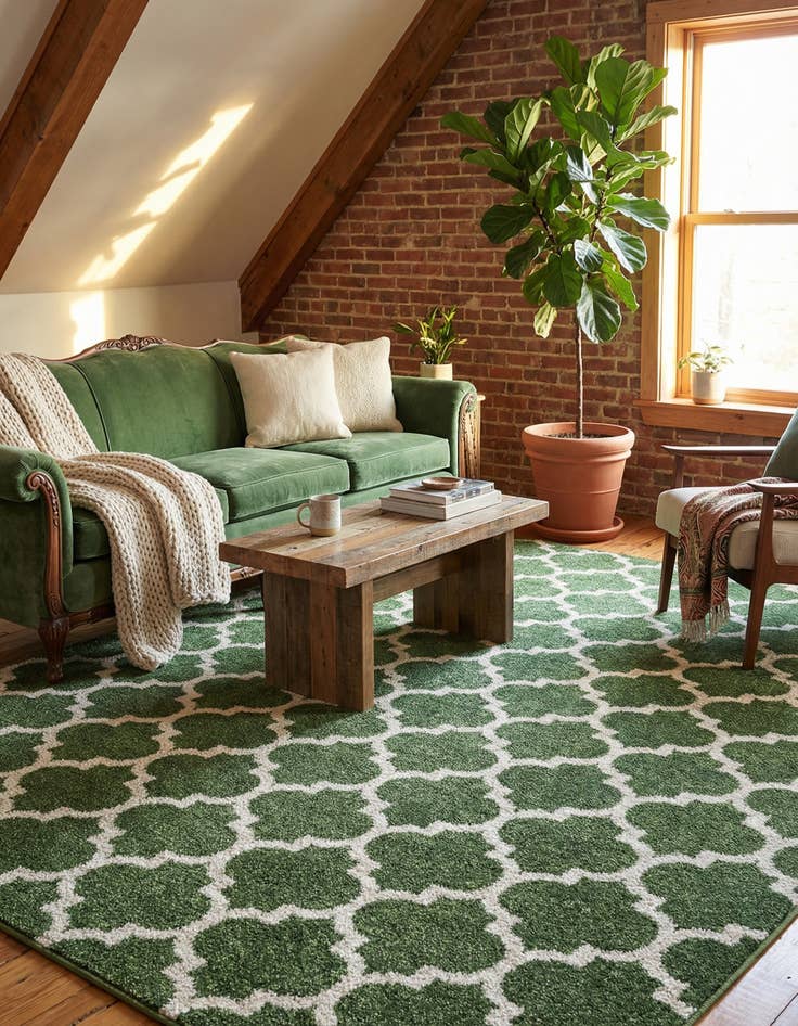 Detail image of 7' x 10' Trellis Rug