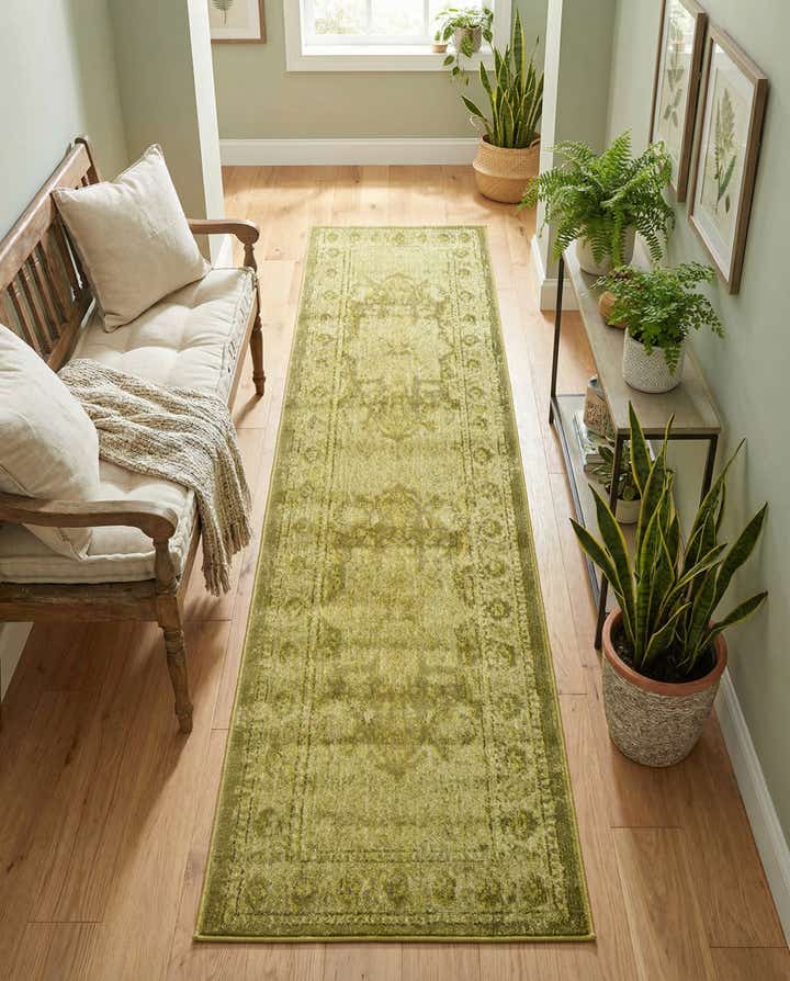 2' 7 x 10' Washable Fleur Runner Rug