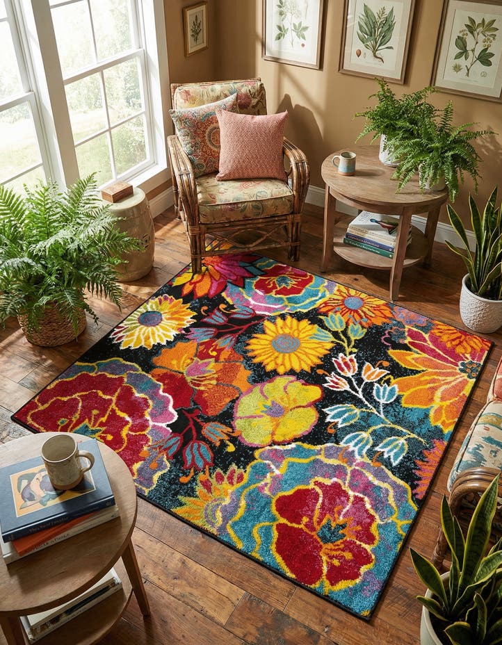 4' x 4' Tuscany Square Rug