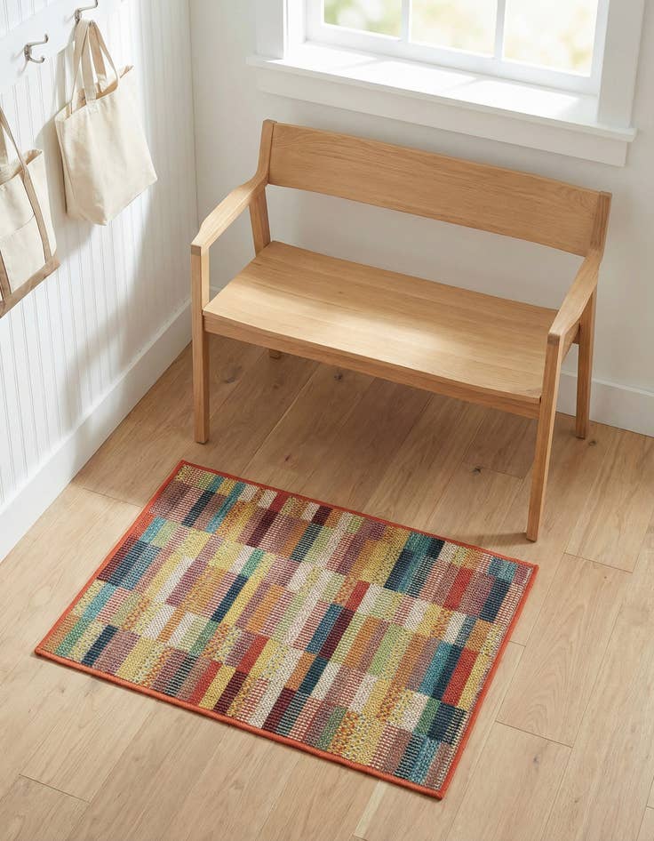 Detail image of 2' x 3' 1 Washable Baja Indoor / Outdoor Rug