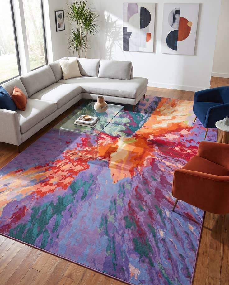 Detail image of 305cm x 480cm Easy-Clean Modern Indoor / Outdoor Rug