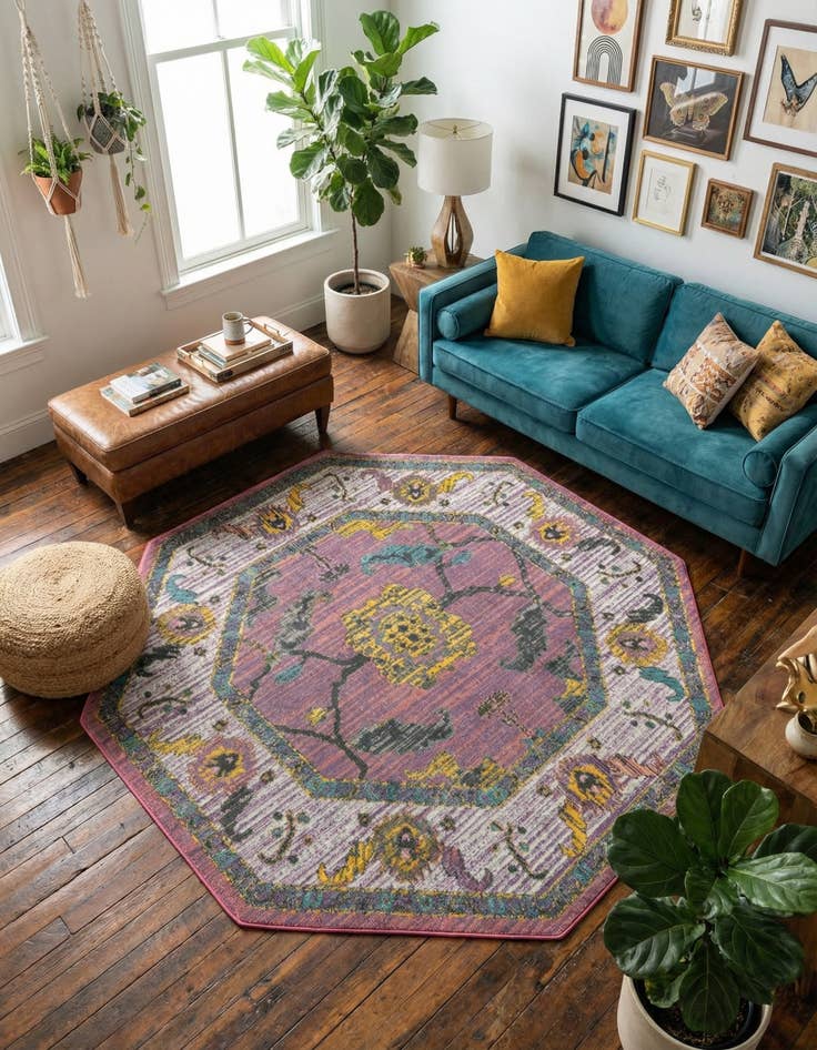 Detail image of 6' x 6' Paragon Octagon Rug