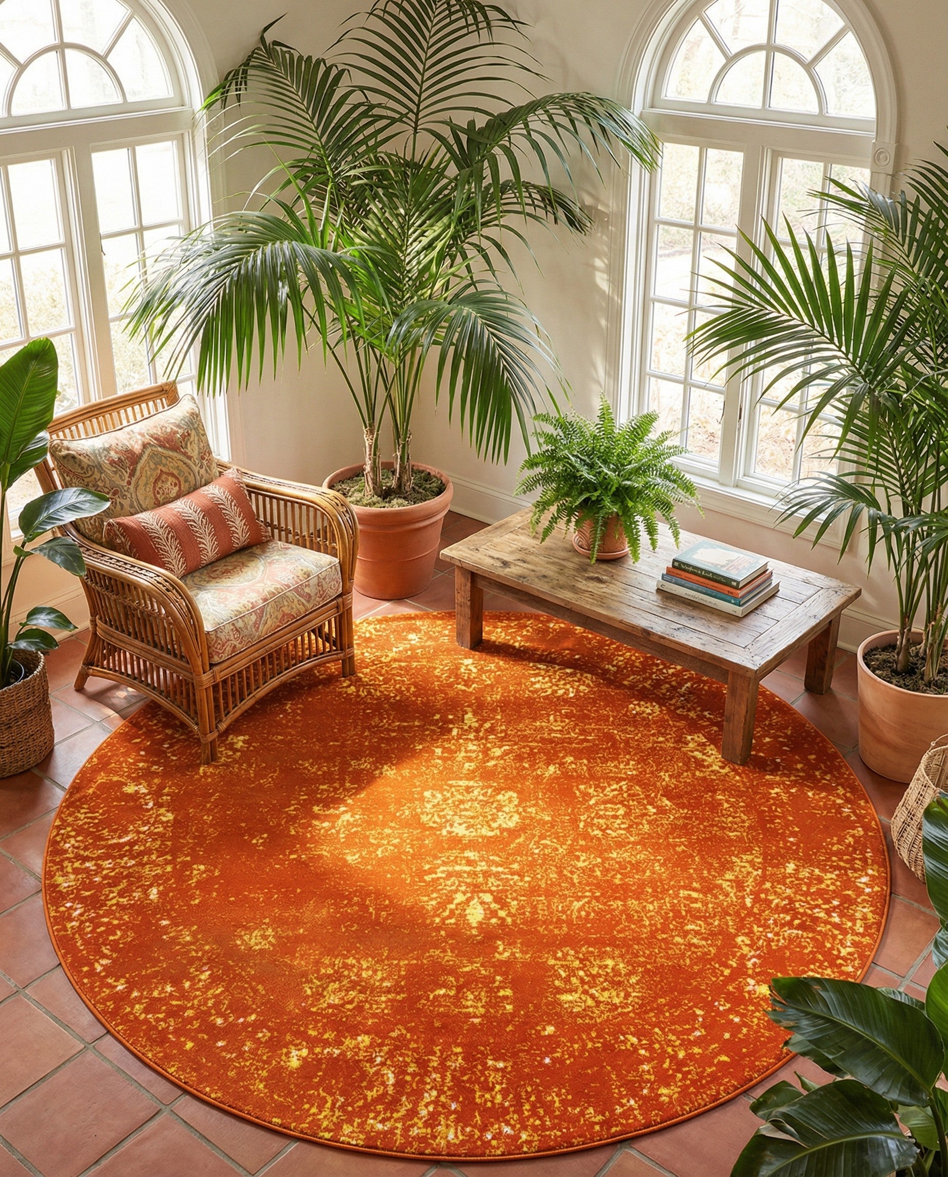 7' x 7' Monte Carlo Round Rug
