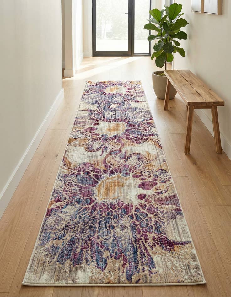 Detail image of 2' 6 x 12' Deepa Runner Rug