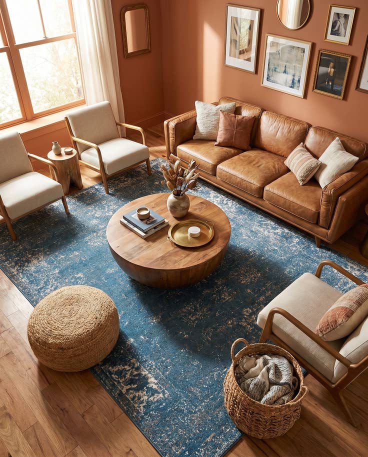 Detail image of 7' 10 x 10' Monte Carlo Rug
