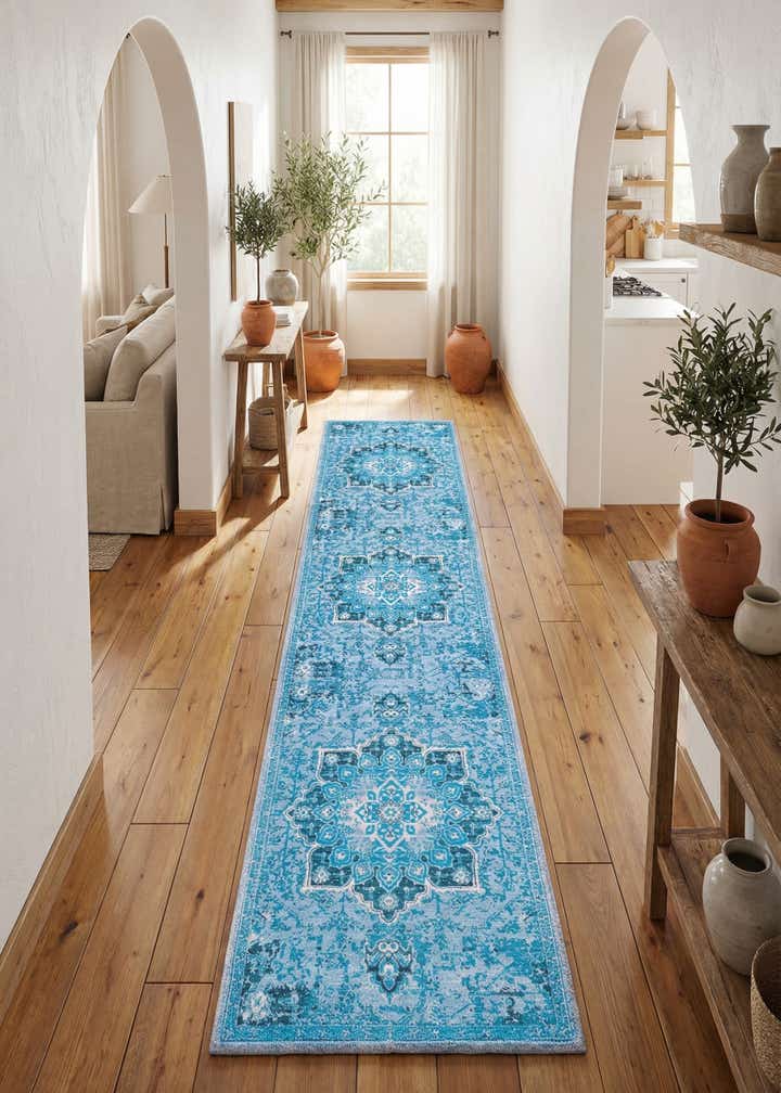 2' 7 x 12' Washable Francesca Runner Rug