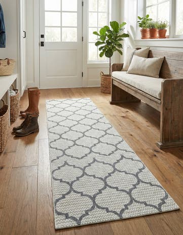 Ivory Georgia Runner Rug