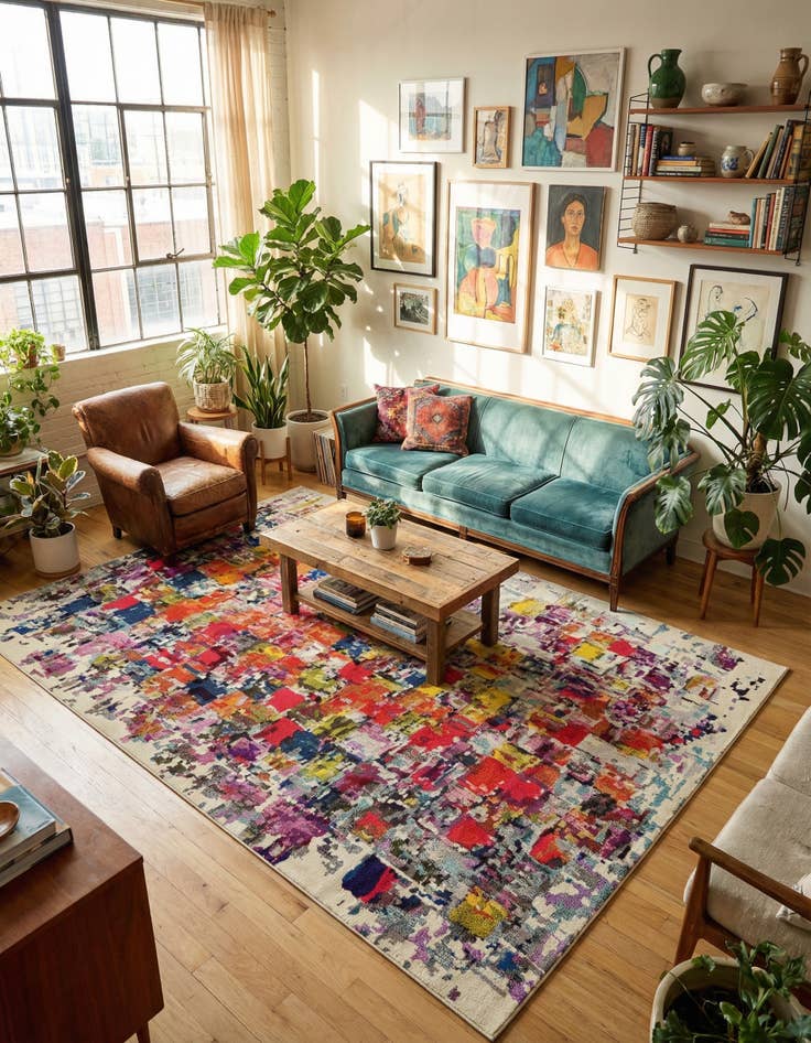 Detail image of 8' x 11'  Washable Casablanca Rug