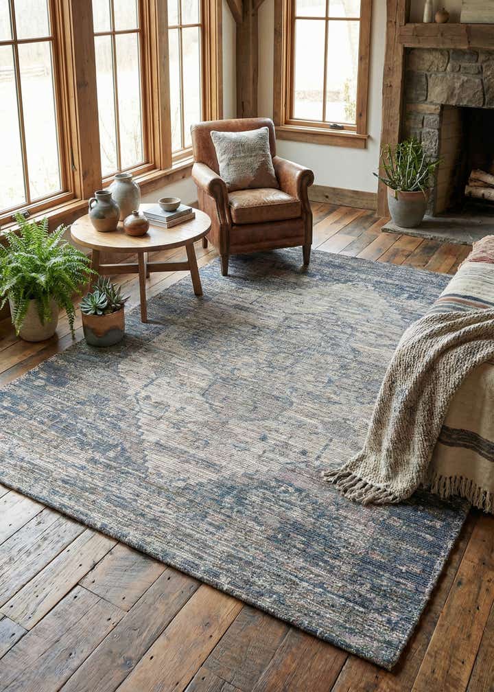 7' 10 x 10' Hand Woven Chenille Jute Rug