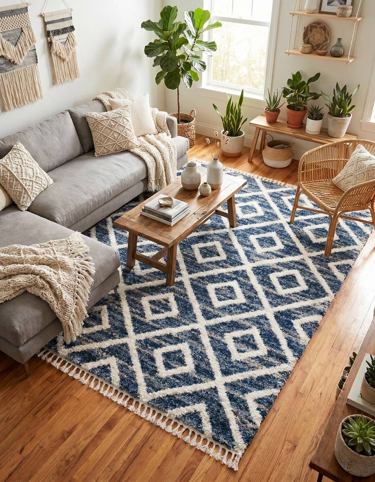 Detail image of 8' x 10' Athena Shag Rug