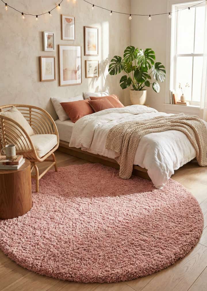 7' 6 x 7' 6 Zermatt Shag Round Rug
