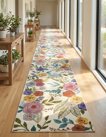 2' 7 x 19' 8 Blossom Runner Rug