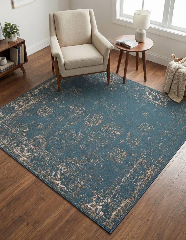 Detail image of 6' x 6' Monte Carlo Square Rug