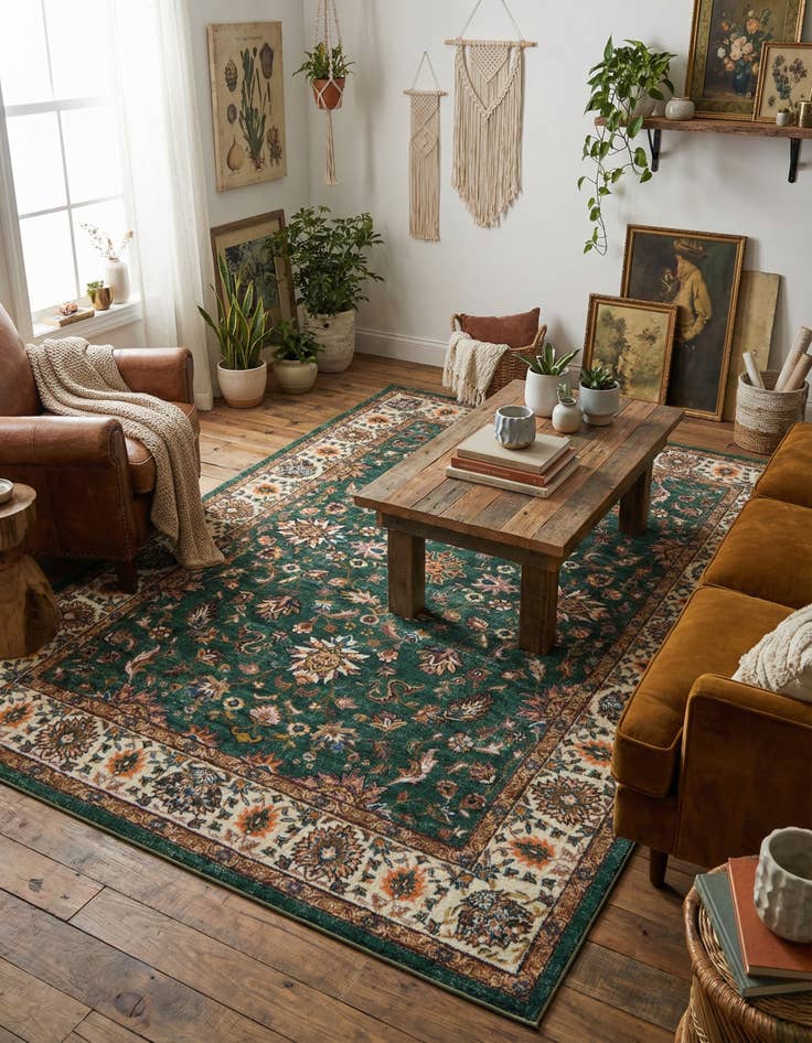 Detail image of 6' 7 x 9' Medina Rug