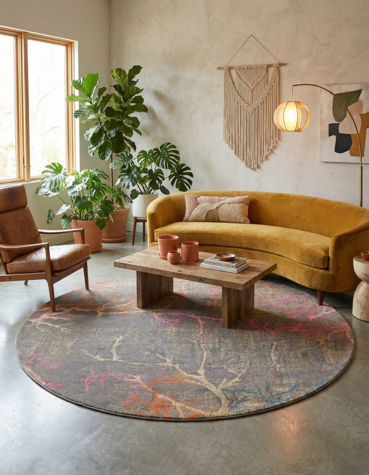 Detail image of 8' x 8' Delilah Round Rug