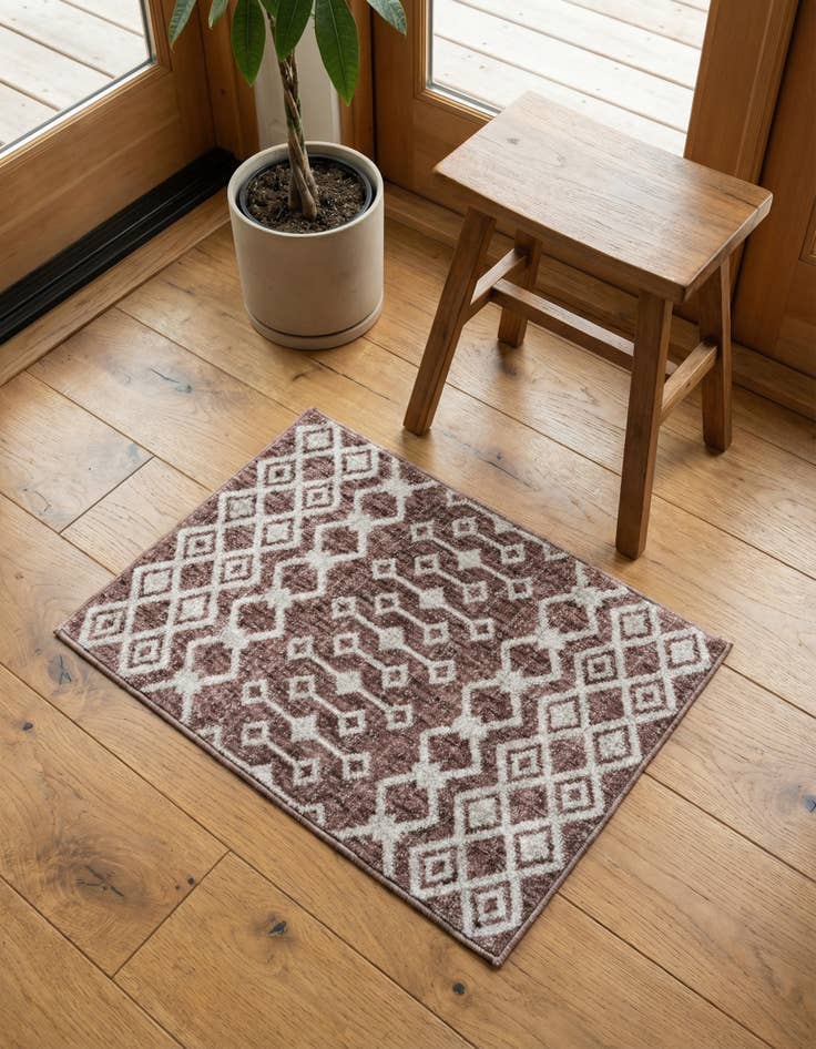 Detail image of 2' x 3' Eco Trellis Rug