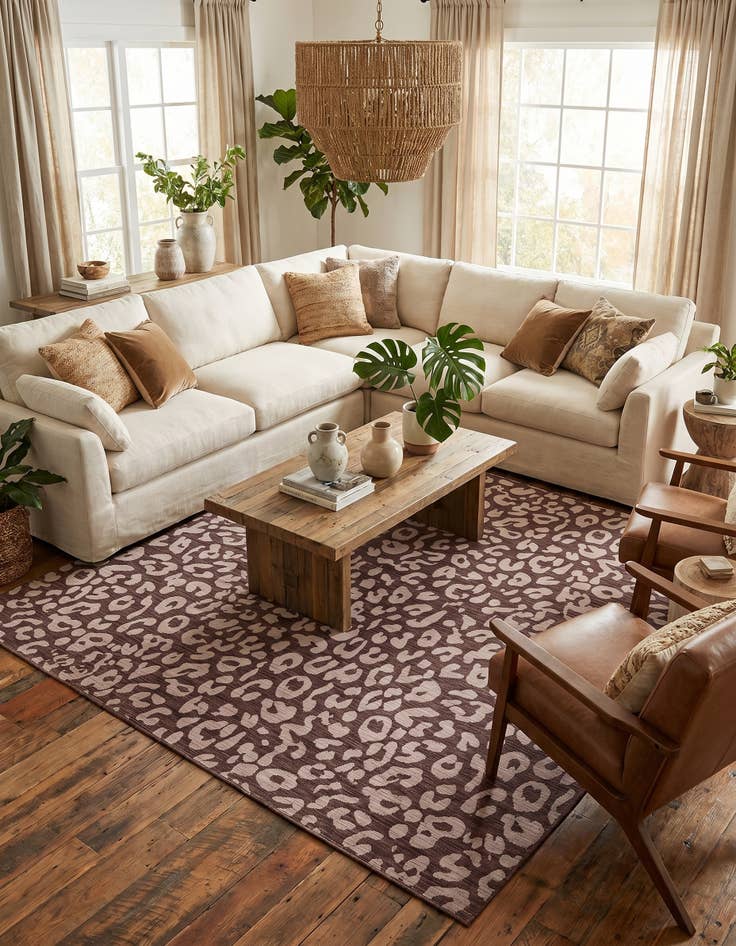 Detail image of 10' x 14' Easy-Clean Safari Indoor / Outdoor Rug