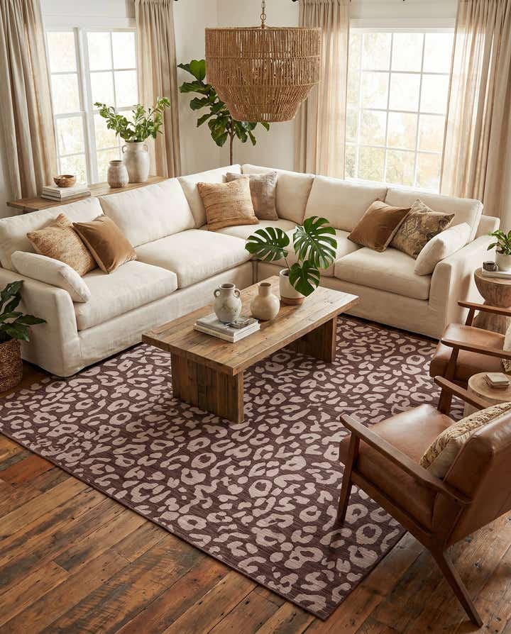 10' x 14' Easy-Clean Safari Indoor / Outdoor Rug