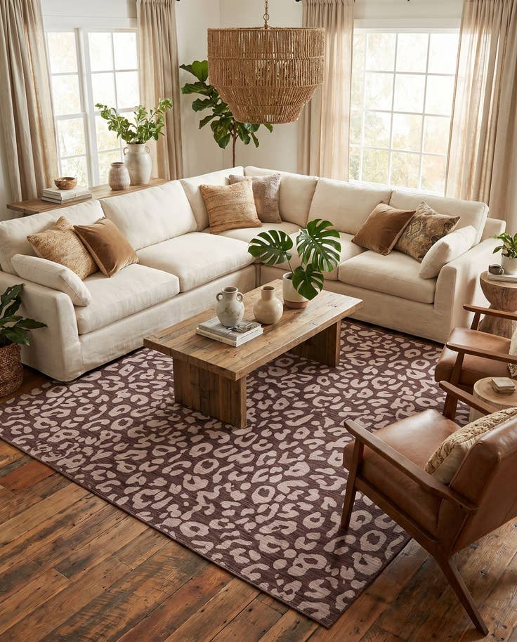 Detail image of 10' x 14' Easy-Clean Safari Indoor / Outdoor Rug