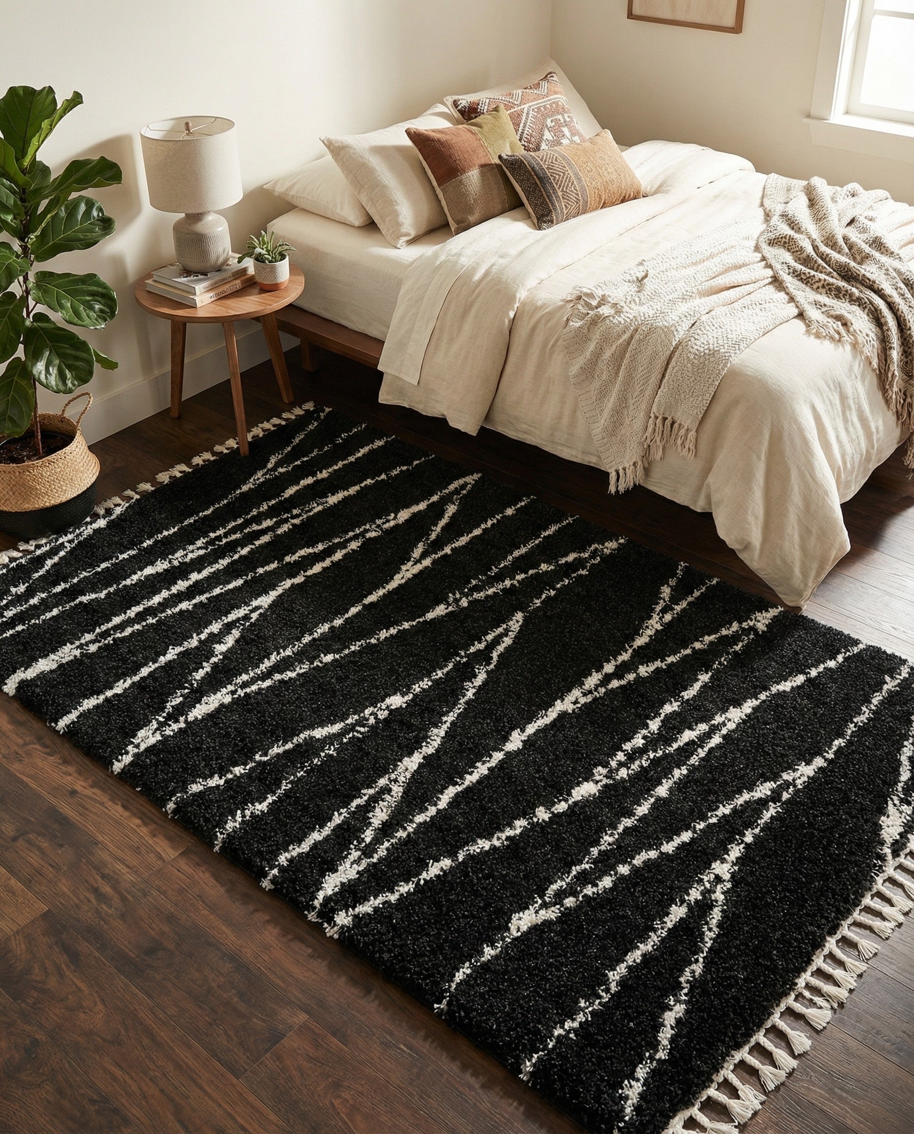 5' 3 x 8' Serenity Shag Rug