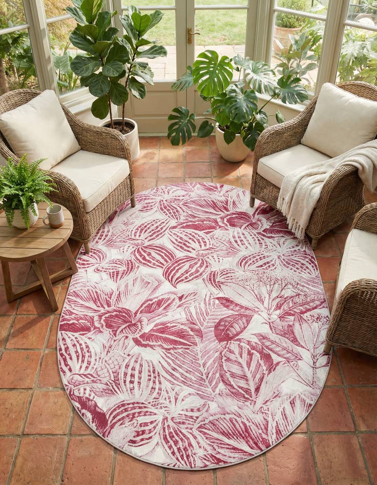 Detail image of 7' 10 x 10' Blossom Oval Rug