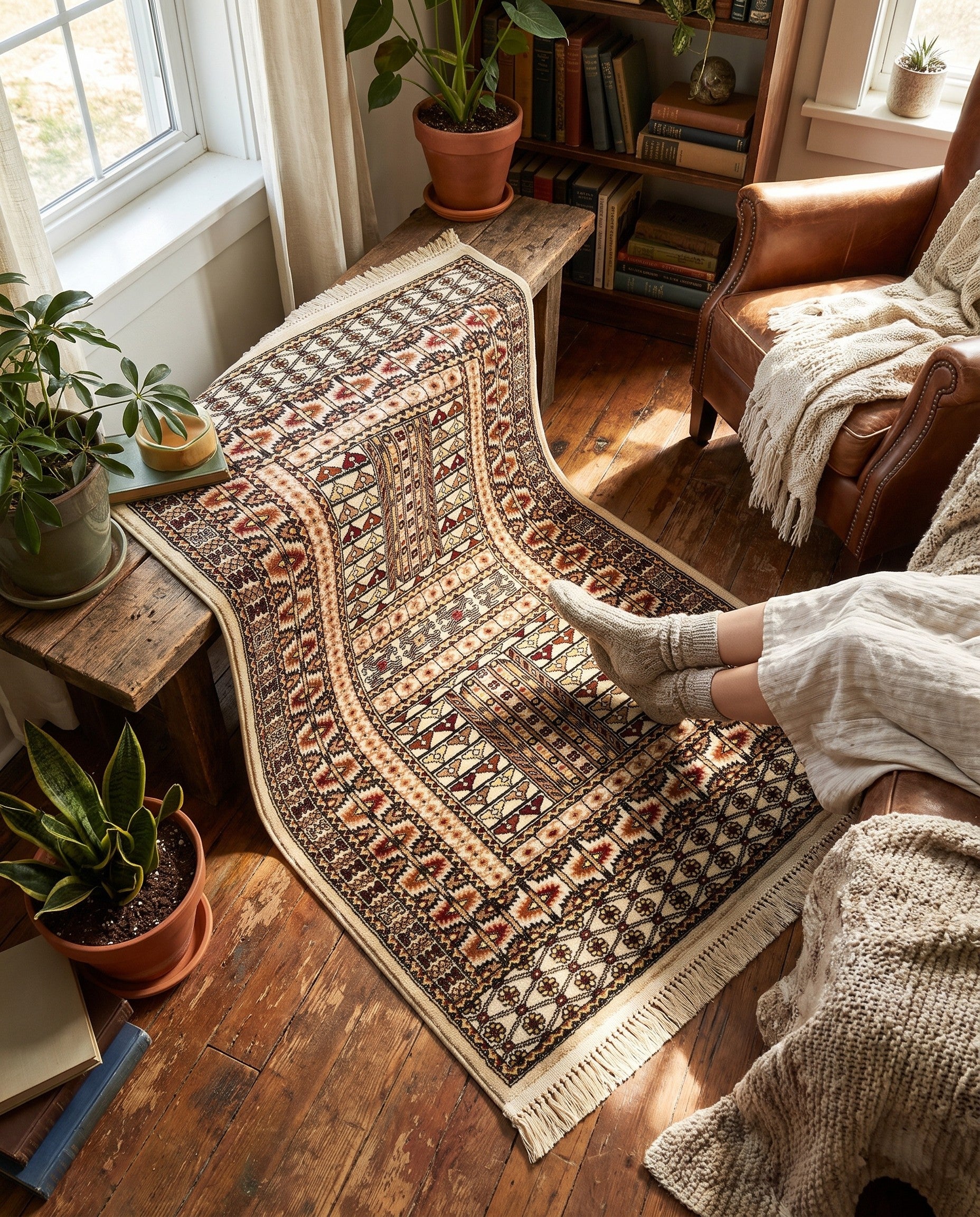 60cm x 95cm Bokhara Rug