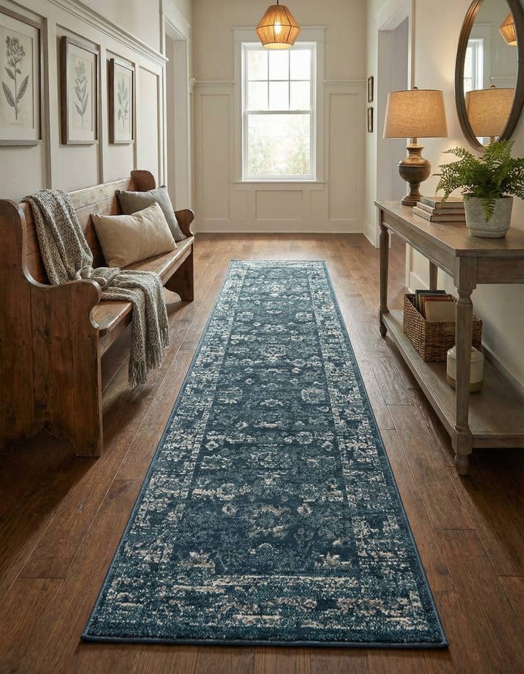 Detail image of 2' 7 x 10' Charleston Runner Rug