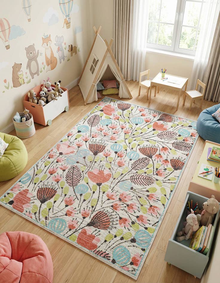 Detail image of 7' x 10' Whimsy Kids Rug