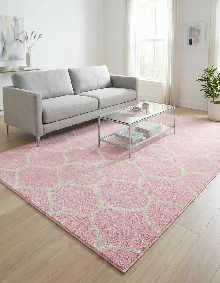 Detail image of 7' x 10' Trellis Frieze Rug