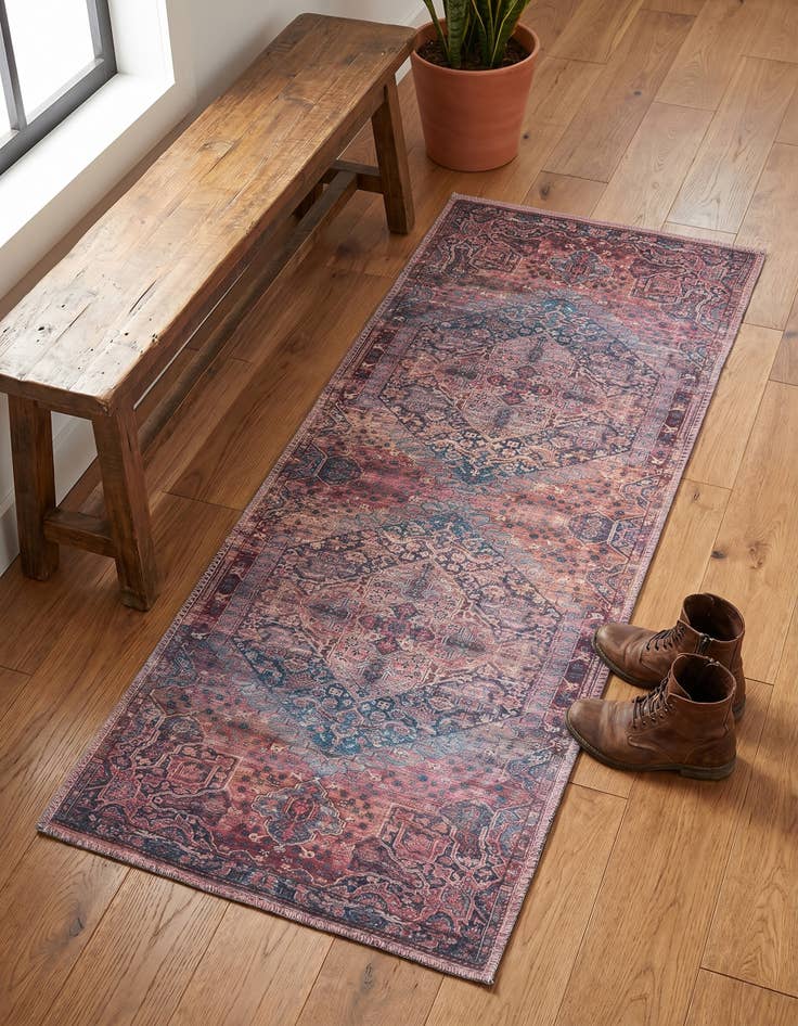 Detail image of 2' x 4' Washable Maahru Runner Rug