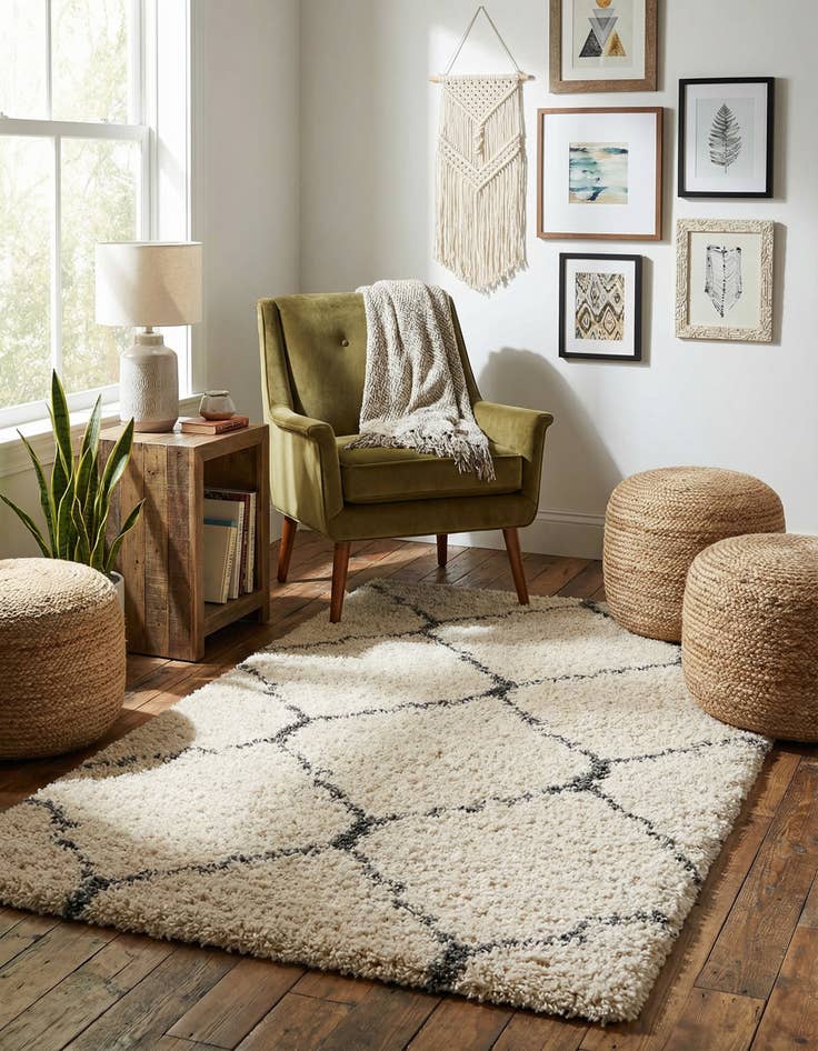 Detail image of 3' 3 x 5' 3 Marrakesh Shag Rug