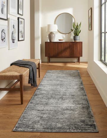 Gray Finsbury Runner Rug